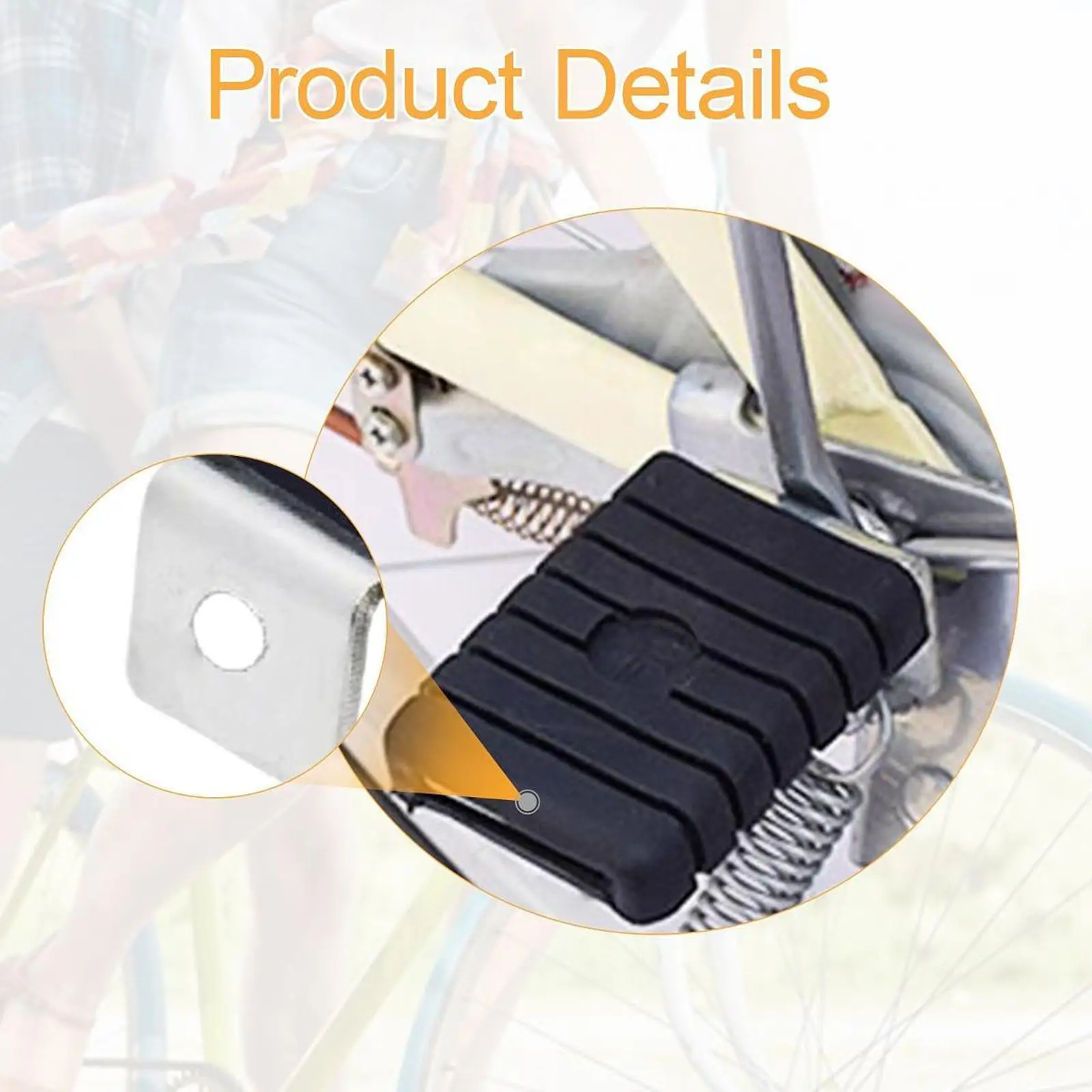 2 قطعة دواسات الدراجة الخلفية لوحات القدم الدواسات لاستبدال دراجة الطريق الإفراج السريع نونسليب الدراجات ملحق دراجة أوتاد القدم