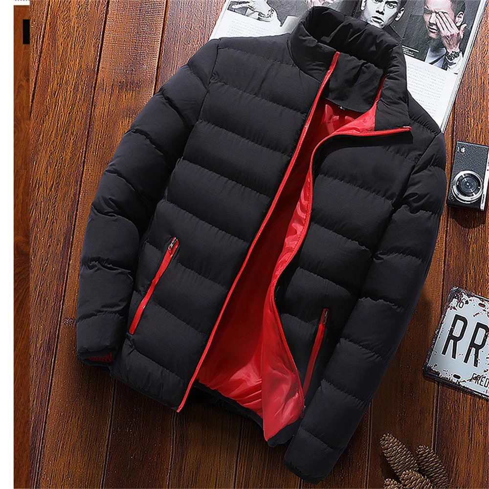 New Harajuku autumn and winter multi-color solid color warm casual sports down jacket jacket can be customized with logo