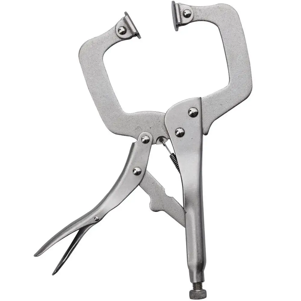 11 Cal Heavy Duty szerokie usta spawanie szczypce zaciskowe c-clamp z obrotowymi podkładkami imadło typu C narzędzia