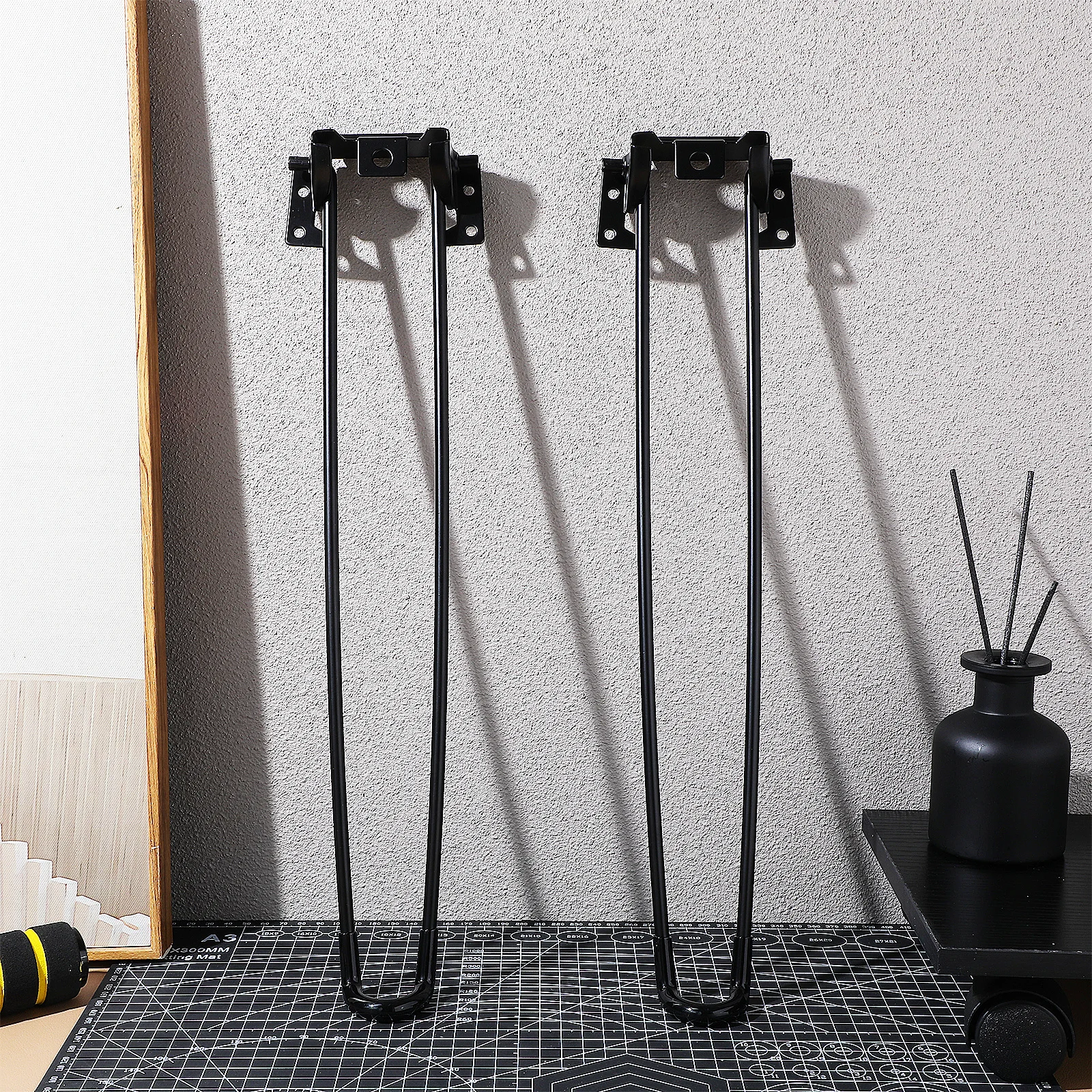 4 stuks verstelbare metalen tafelpoten opvouwbare meubelsteunen voor eetbureau computer tafel koffiebank vervangende voeten standaards