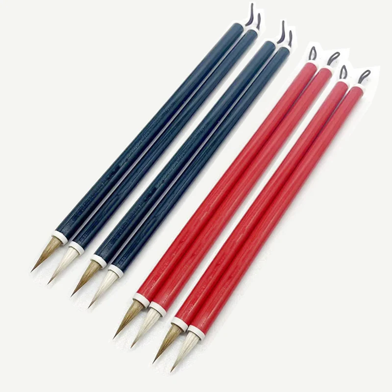 Xiaokai Kalligraphie Pinsel Stift hochwertige rote Haare chinesische Malpin sel Wiesel Haar Wolle Haar regelmäßige Skript Schreib pinsel