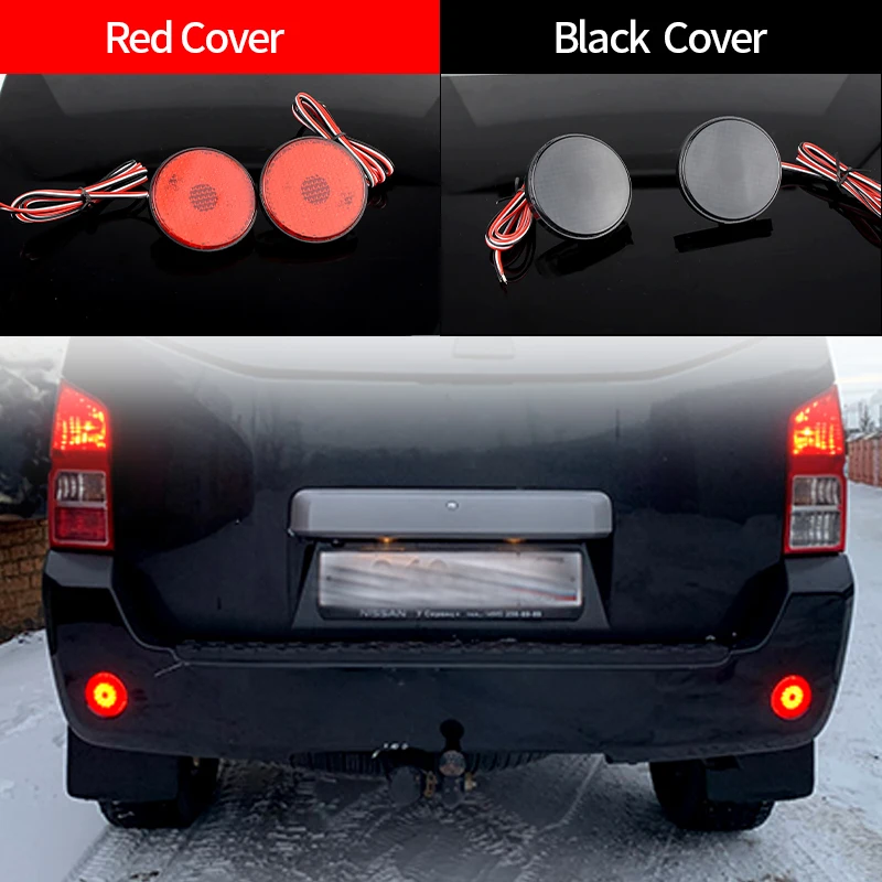 

LED Rear Bumper Reflector Lights Lamps 81910-89105 For Toyota Highlander Sequoia 08-10 For Mitsubishi Outlander Sport ASX 13-16