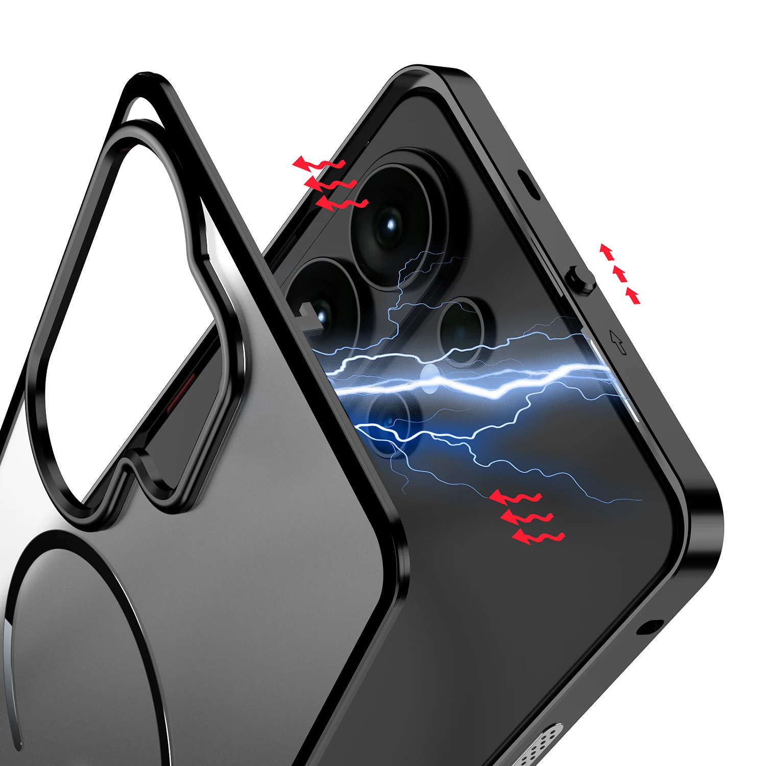 Coque de protection antichoc e - Metal Bumper Aluminum Frame Case avis et prix