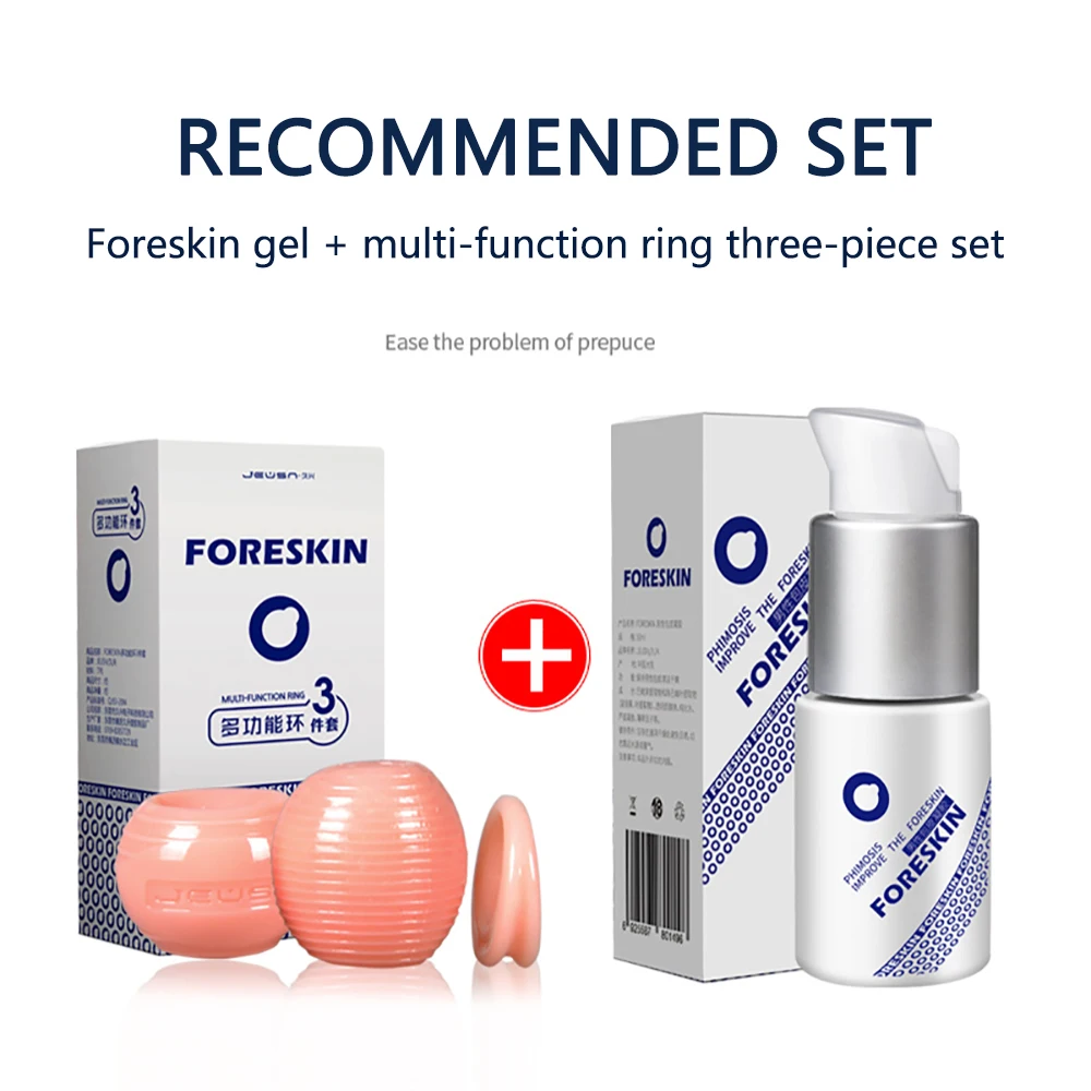 Foreskin Phimosis Corrector for Men Cock Ring Care Gel Ghost Sex Toys Male Penis Head ​Physical Prepuce Improve Liquid 30ml