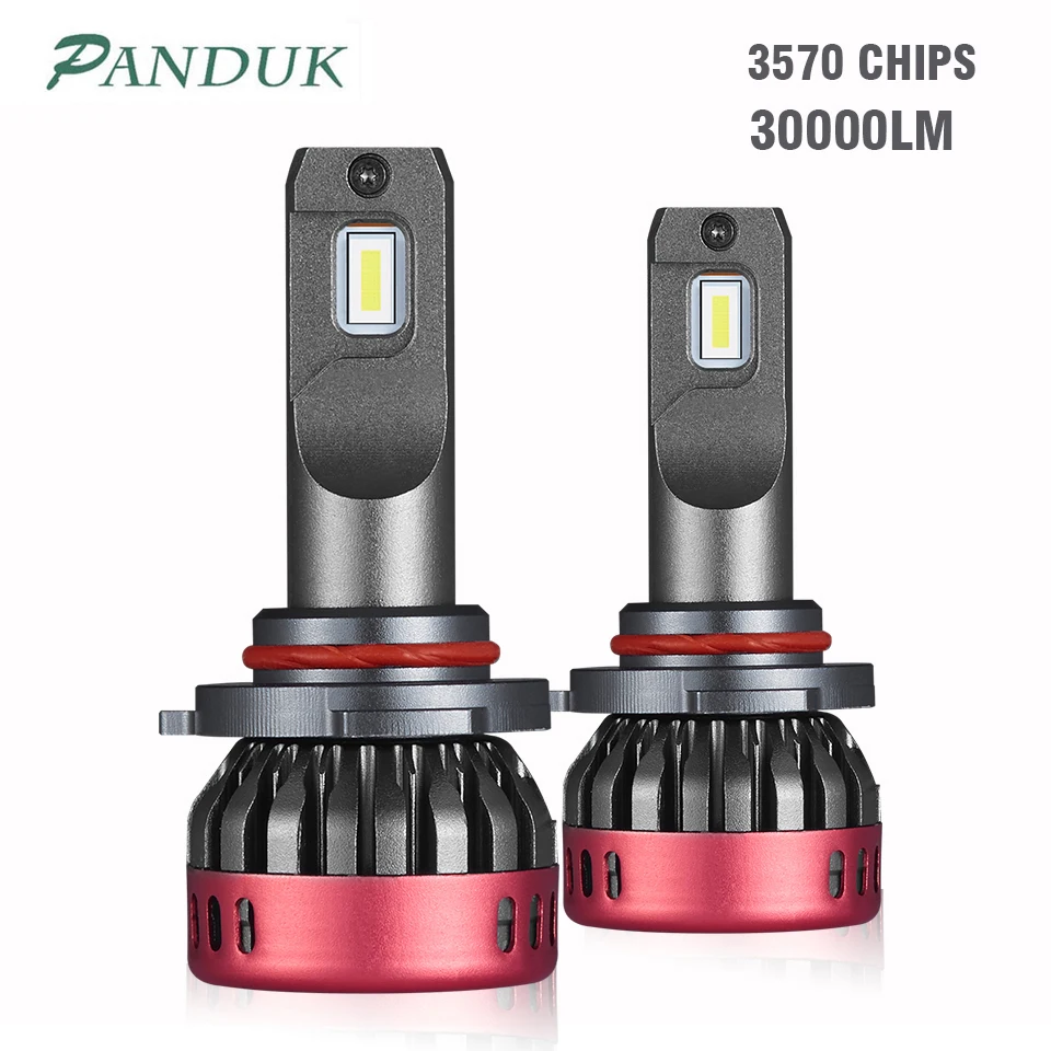 

PANDUK 30000ML 110W H4 Led Car Headlight Bulbs 9005 HB3 9006 HB4 Led Headlights H7 H1 H11 H8 H9 9012 HIR2 Led Auto Headlamp CSP