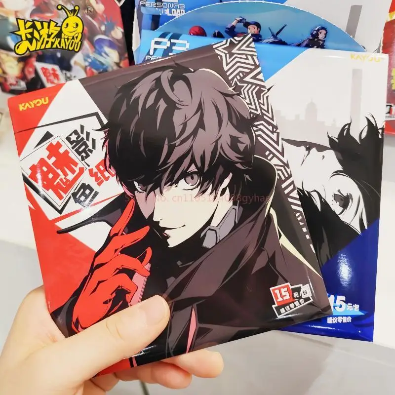 

﻿ Аутентичная карта KAYOU Persona 5, королевская фантомная цветная бумага, лазерная карта для билетов, марша, тень, аниме, коллекционная карта, игрушки, подарки