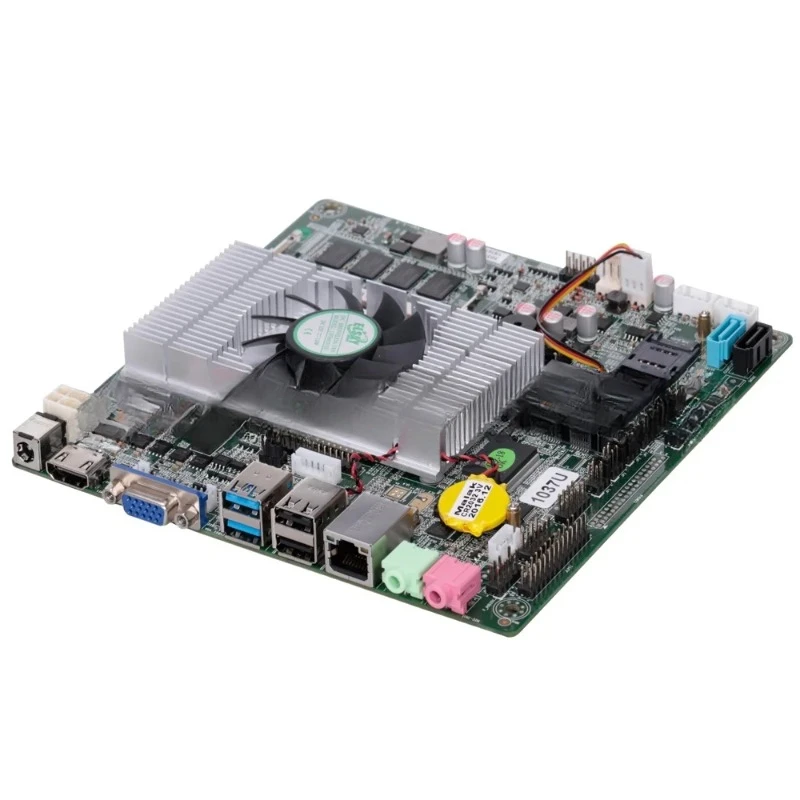 OEM/ODM 1037U VGA TV-out RS232 RJ45 Mini ITX Motherboard For Video Player,All In One Machine,ATM,TV BOX