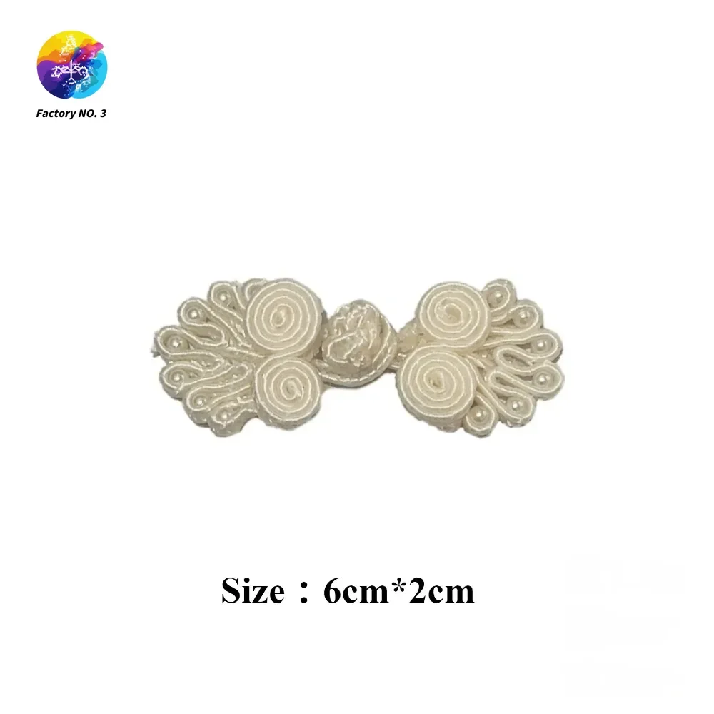 جديد الصينية المنسوجة يدويا شيونغسام الملابس الصينية القرص زر أسفل القماش Hanfu الملابس الزخرفية يتوهم زر الملحقات #1