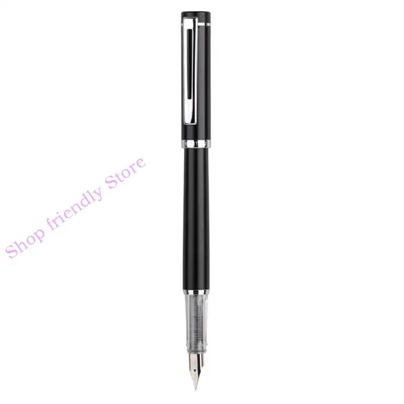 

594A Fountain Pen Set with Storage Box 0.5mm Alloy Nib Gift Calligraphy Pen for Kids