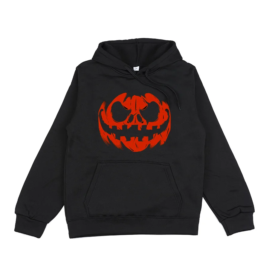 2023 16 colors Halloween Pumpkin Print Hoodies for Men Autumn Men's Top Pullover Winter Long Sleeve Loose Hooded Shirt Свитшот