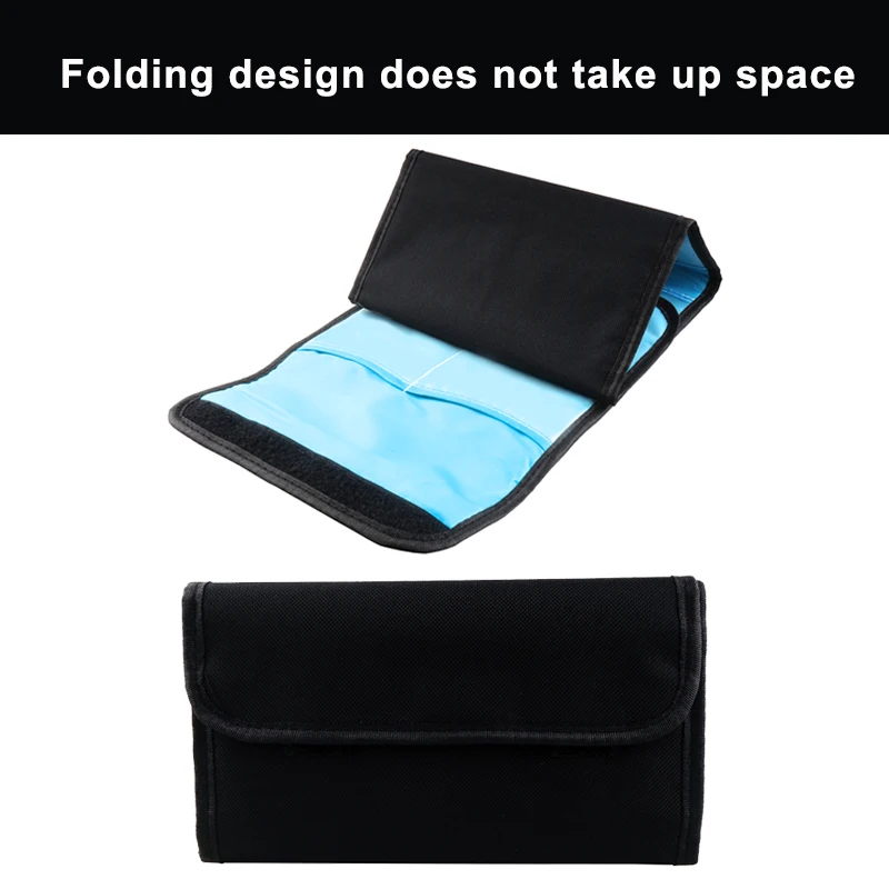 Lightdow Lens Filter Bag Foldable Lens Pouch 3 Slots 4 6 10 12 Pocket for UV CPL ND Filter Wallet Lens Adapter Ring Storage Case