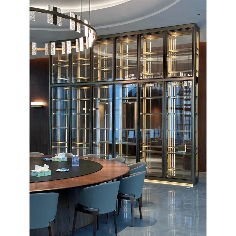 Customize.Commercial Restaurant Vertical Wine Cabinet Bottles Stainless Steel Thermostatic Wine Cabinet