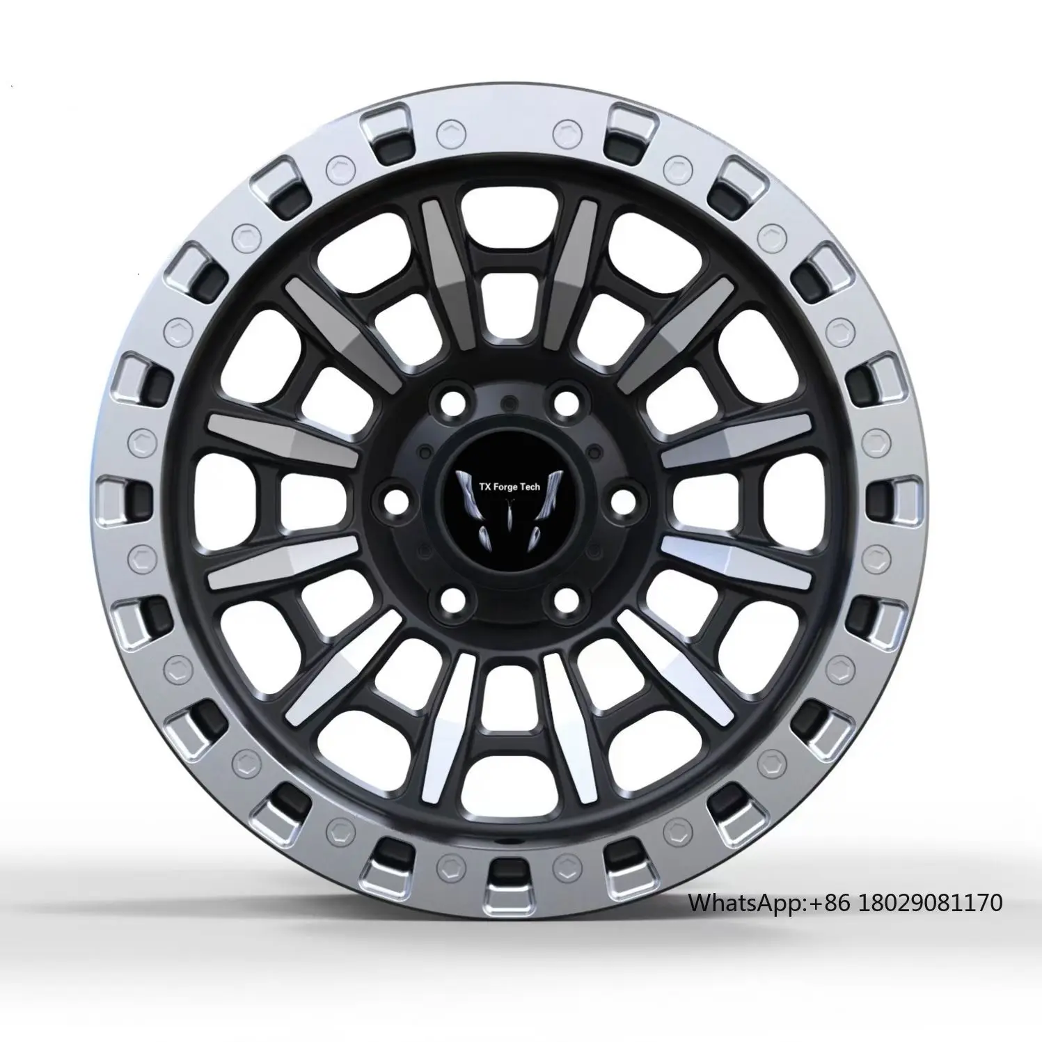 Factory customized wheel aluminum alloy wheels with hubs suitable for off-road commercial vehicle SUV