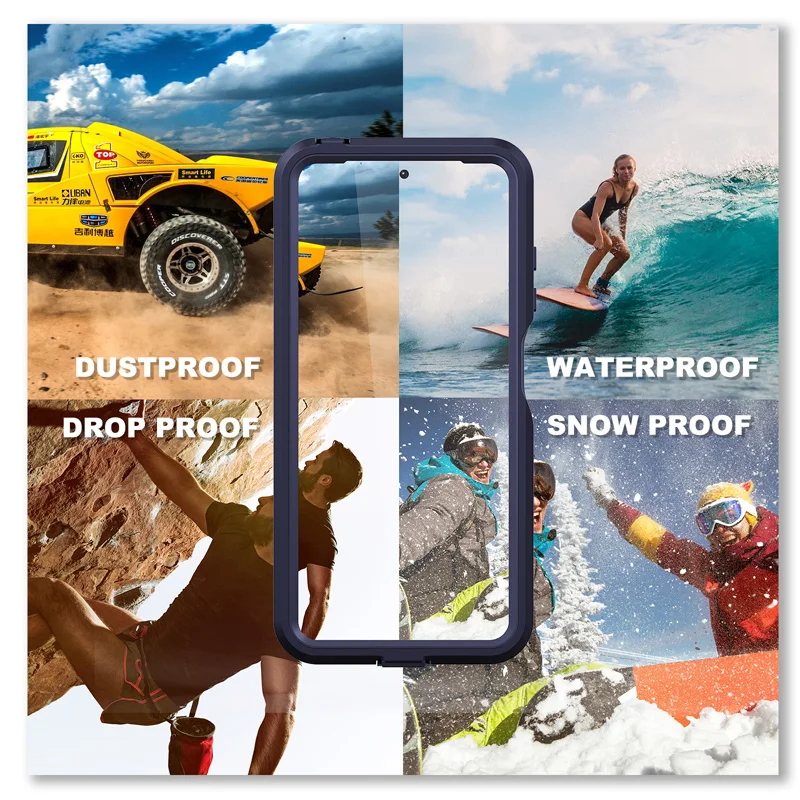 IP68 Waterproof Case For REDMI Note 11s 11 12 Pro Shock Drop proof Cover Diving Swim Outdoor Sport Full Sealed Cover