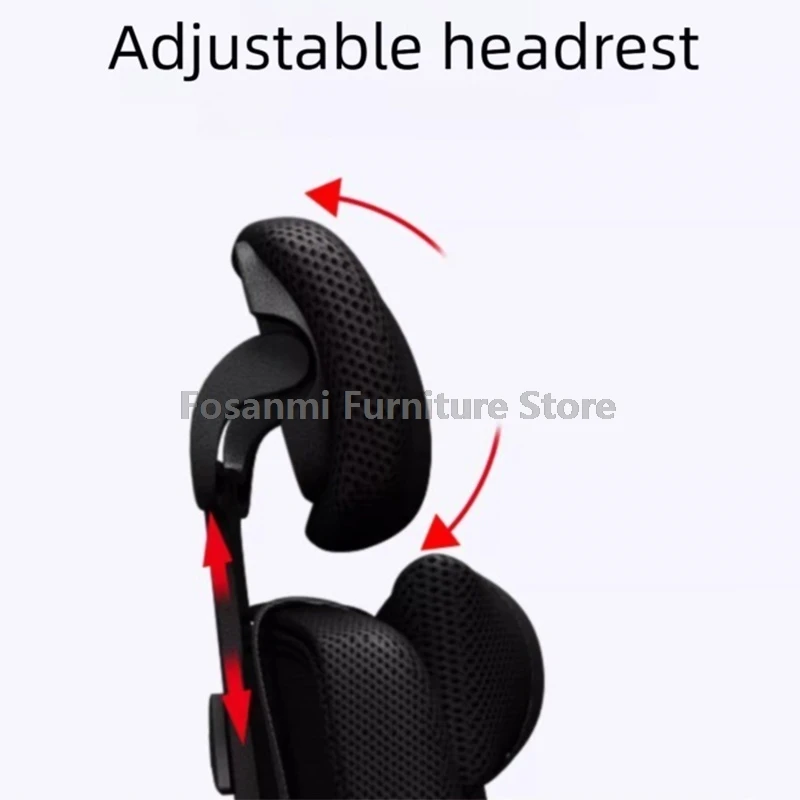 كرسي مكتب مريح قابل للتنفس، كرسي كمبيوتر للكتابة على الألعاب مع مسند للرأس، كراسي مكتب دوارة قابلة للتعديل للمنزل