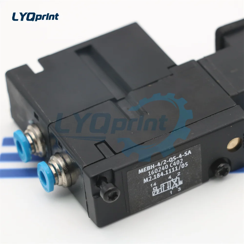 Best Quality 1 Piece M2.184.1111 SOLENOID VALVE MEBH-4/2-QS-4-SA for SM52 PM52 SM74 SM102 CD102 Printing Machine
