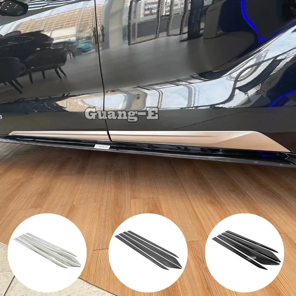 

For Toyota Sienna/Granvia 2021 2022 2023 2024 Car Exterior Side Door Body Molding Trim Cover ABS Chrome Accessories Sticker 4PCs