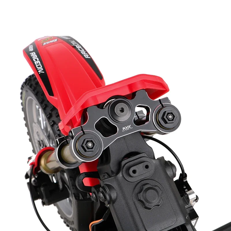 KYX Racing CNC Juego de abrazaderas triples de aluminio Actualizaciones de piezas Accesorios para motocicleta 1/4 RC Losi Promoto-MX