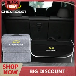 1pc Car Trunk Storage Bag Felt Cloth Organizer Box Collapsible For Chevrolet Cruze Lacetti Captiva SS Z71 Equinox Trax Spar Sail