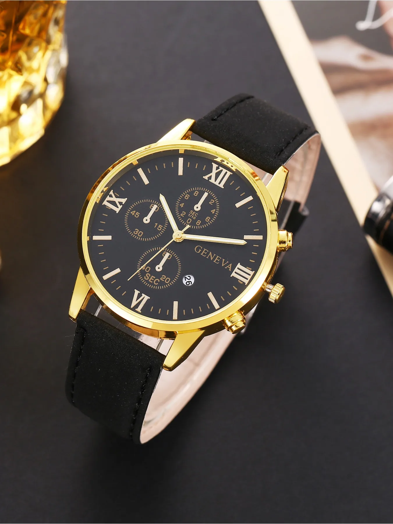 Fashionable casual temperament business watch simple and fashionable men's watch