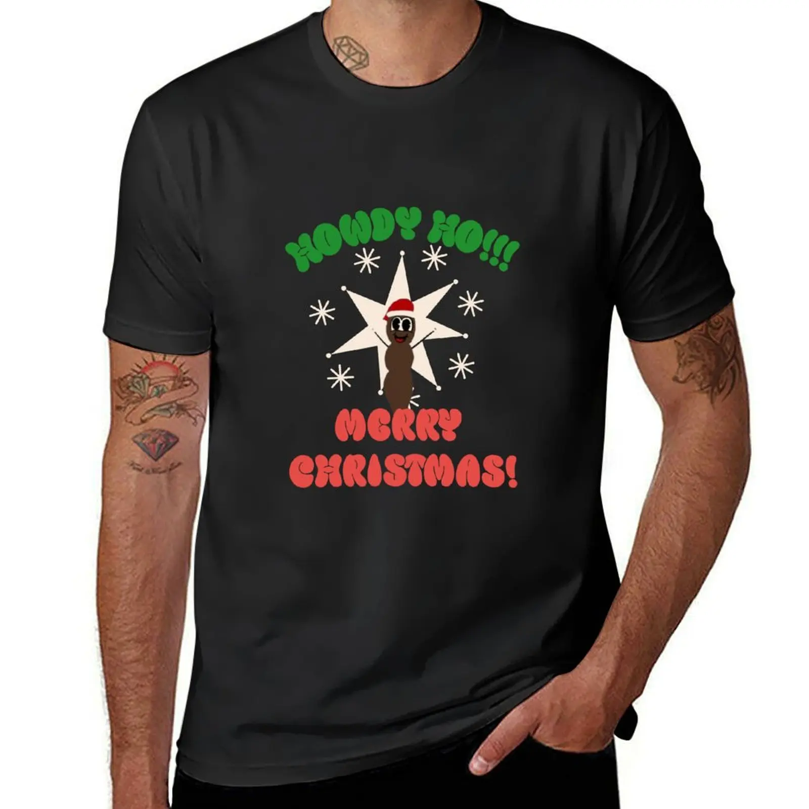 Howdy Ho Mr Hanky Christmas T-Shirt shirts graphic tees anime clothes plus size tops mens graphic t-shirts pack