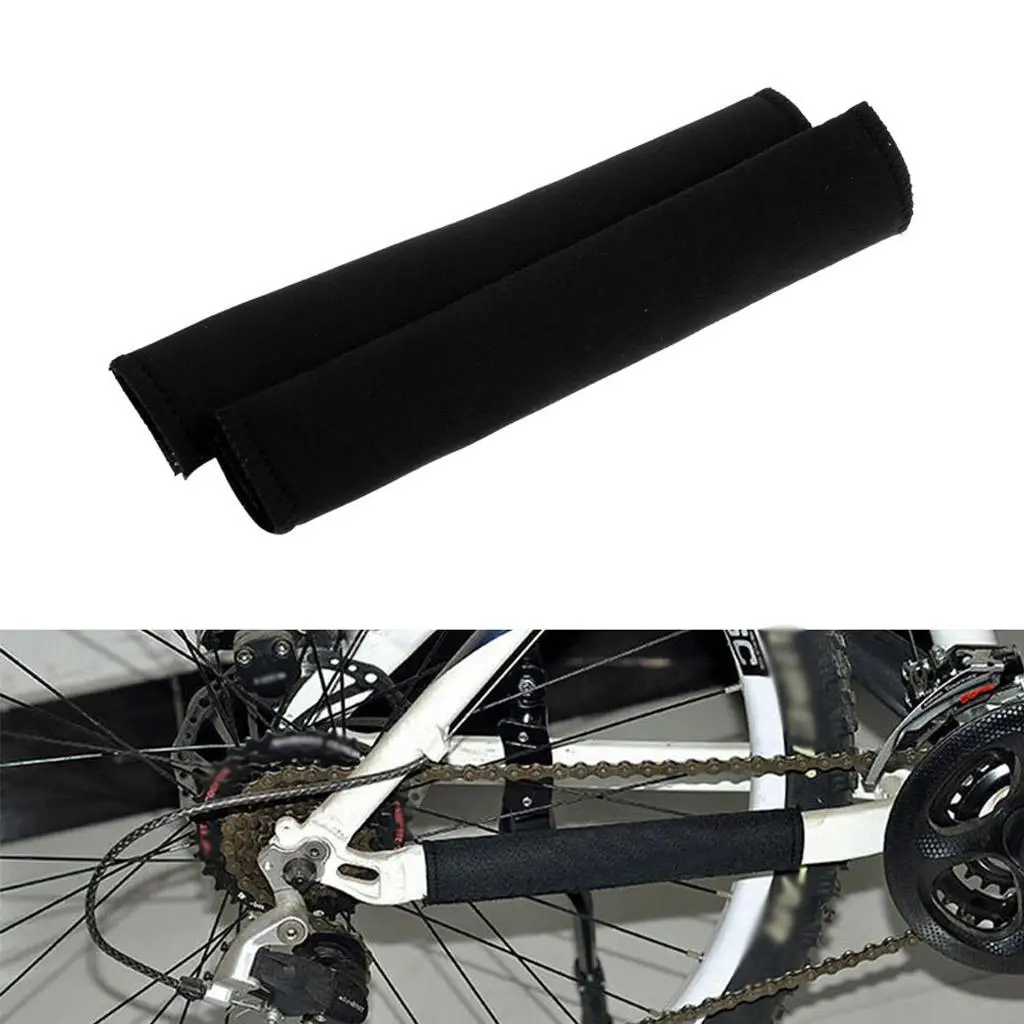 Neoprene Chain Frame Protector Universal Bike Chainstay Guard Dustproof Cover for Bicycle Scratch Prevention