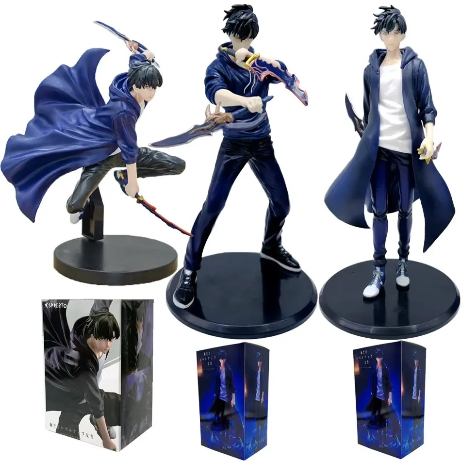 Solo nivelador Sung Jinwoo figura de Anime Dartal Mineral nivel hasta en Ken Shun Mizushino figura de acción juguete de modelos coleccionables regalos