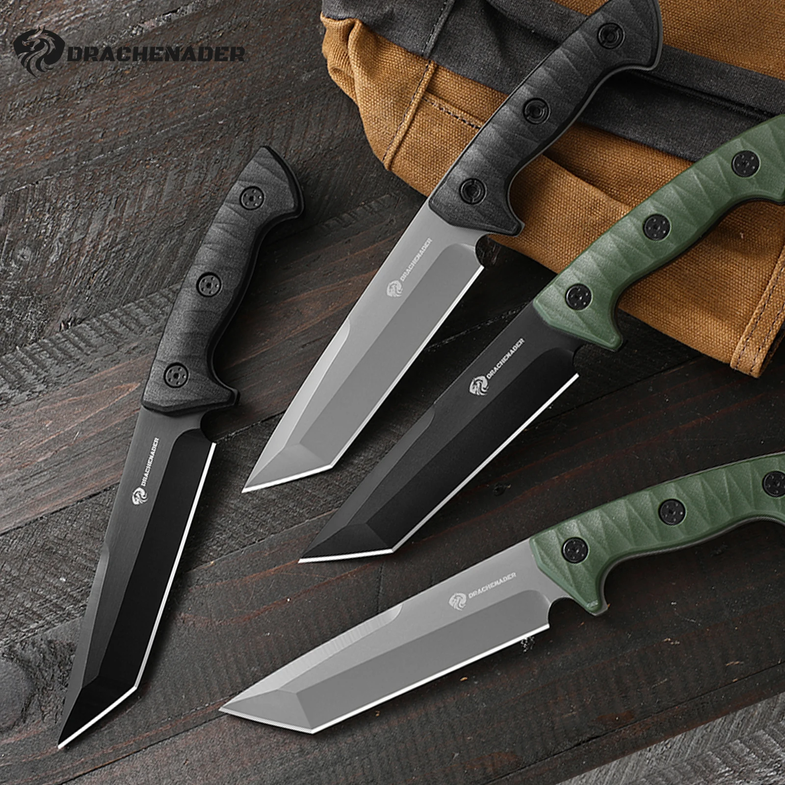 Hunting Knives Outdoors Knife Military Tactical Tanto Fixed Blades EDC Outdoor Camping Bushcraft Knife Hand Tools