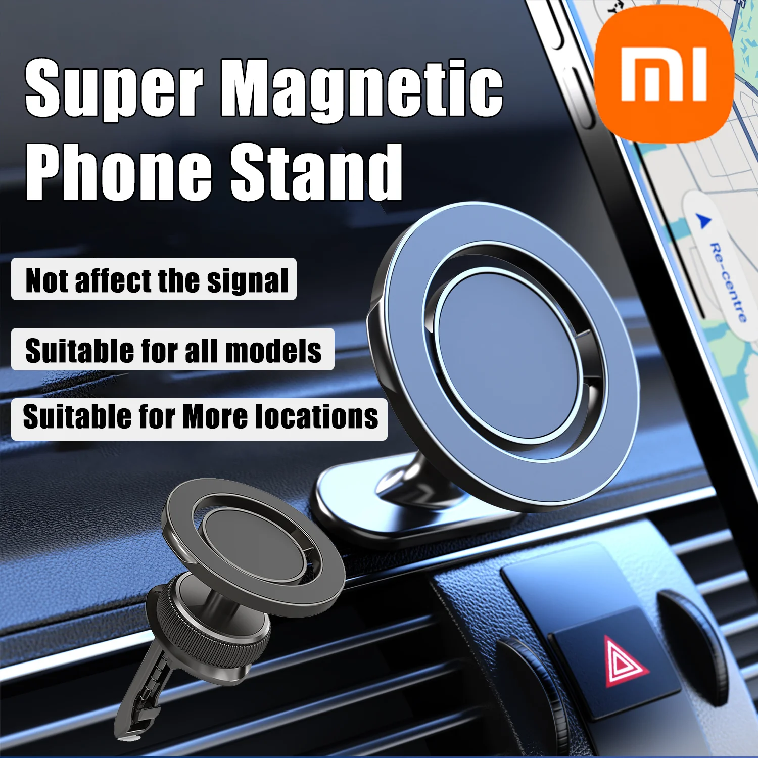 

Автомобильный держатель для телефона Xiaomi с вращением на 360°, зажим для вентиляционного отверстия, навигационная подставка, телескопическая поддержка телефона с воздуховыпускным отверстием, 2025 НОВИНКА