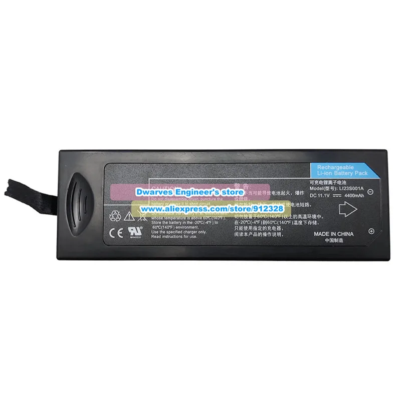 New 11.1V 4400mAh Medical Battery LI23S001A for VS-800 VS-900 WATO EX-50 EX-55 EX-60 EX-65 PM7000 PM8000 PM9000 IPM-980