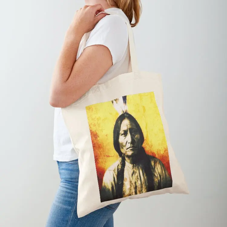 

SITTING BULL-7 Tote Bag tote bag Canvas bag for women Gift shopper women