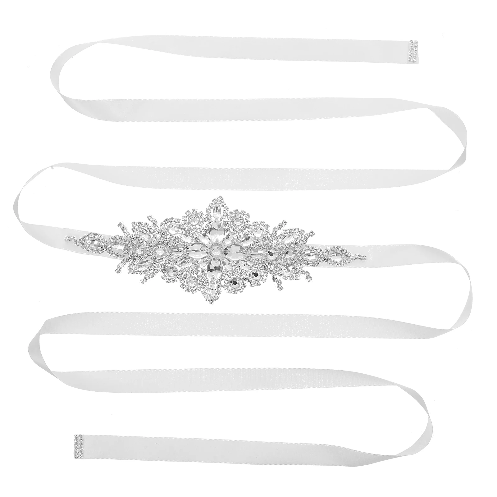 

Sparkling Wedding For Brides Bridal Waist Women Dress Bridal Belts Bling Wedding Dress Accessories Rhinestone Chain Trim