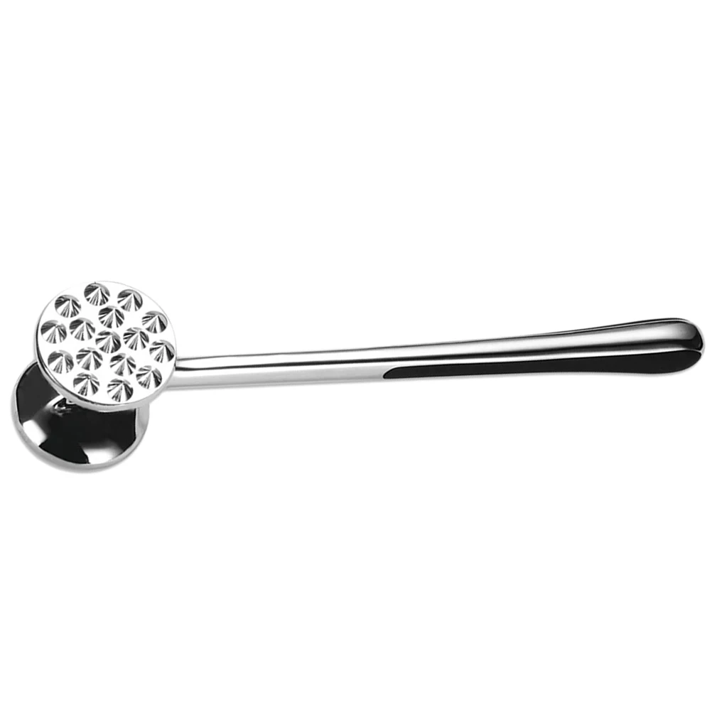 

Dual-Sided Meat Tenderizer Mallet Metal Hammer for Steak Chicken Fish Kitchen Tool Practical Easy Storage Non-Skid