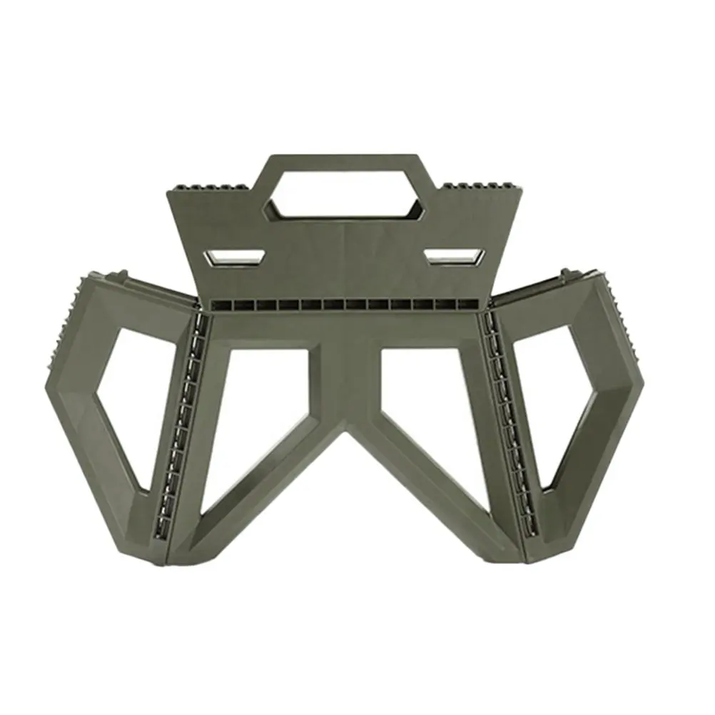 

Foldable Plastic Stool Sturdy Lightweight Design Easy Carry Camping Fishing Garden Outdoor Activities Space Saving Folding Step