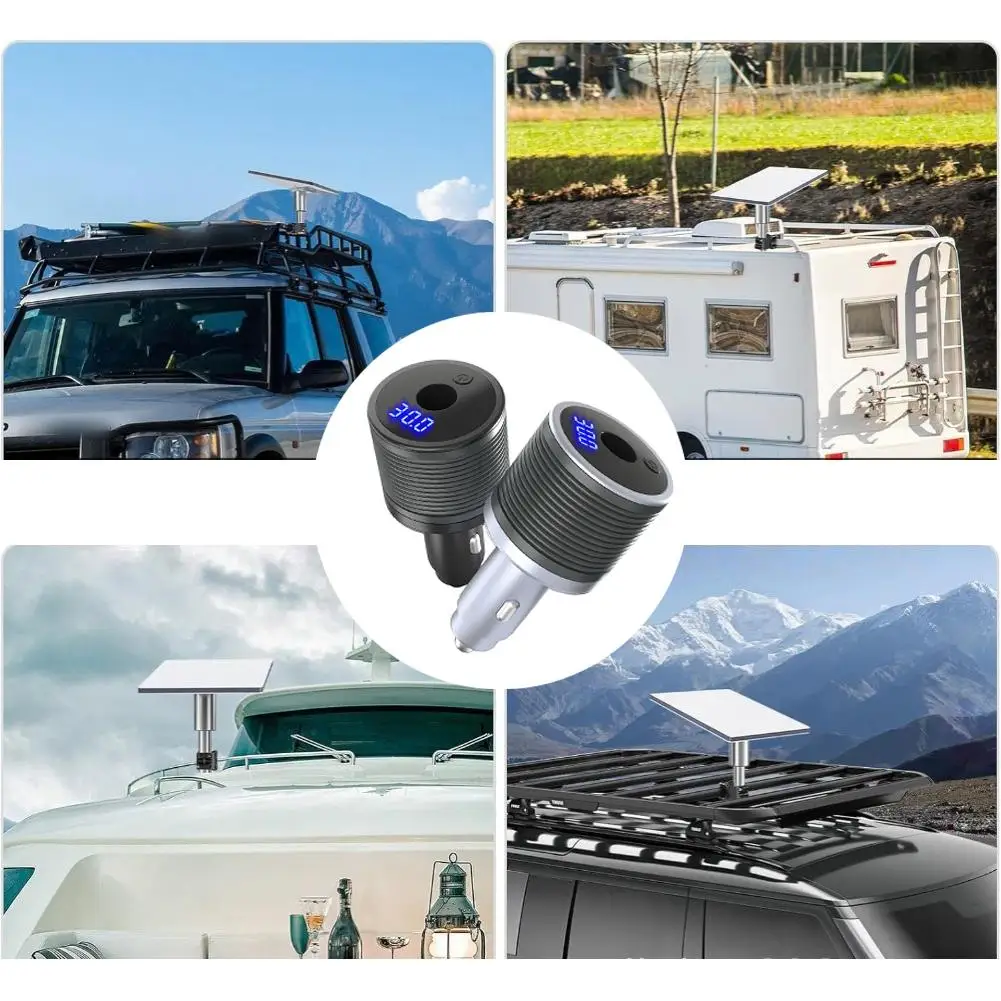 DC Step-up Module Car Boost Converter Mobile Outdoor Internet Setup In-vehicle Use Design Built-in Digital Display
