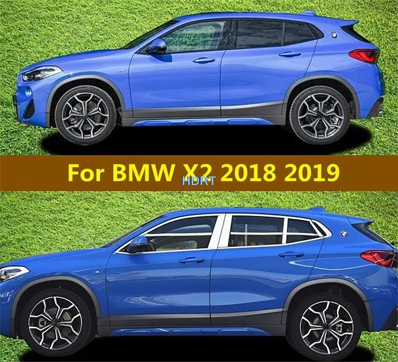 

Для BMW X2 F39 2018 2019 автомобильный стиль дверь окно молдинг Центральная средняя Колонка отделка Декоративная полоса крышка защитные аксессуары