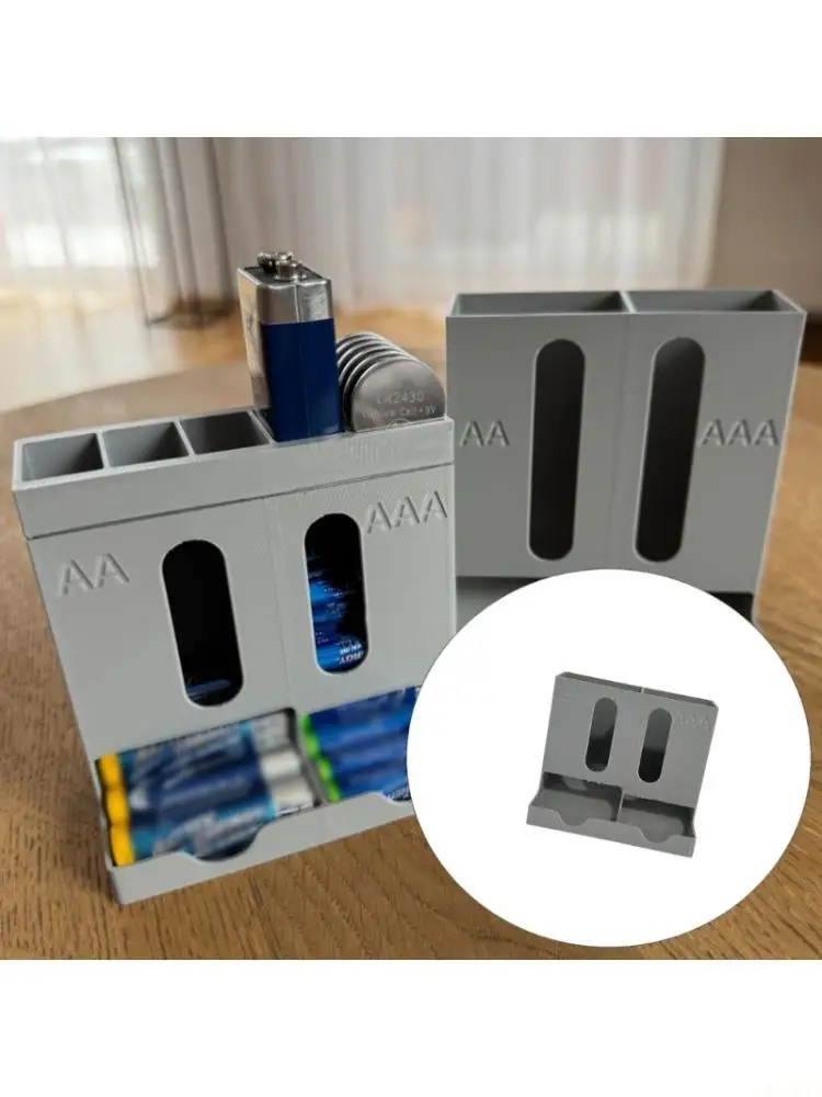 B03F LR06 LR03 Battery Storage Box Organization Easy Access Slots Storage For Photographer