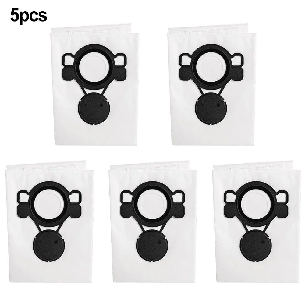 

Efficient Dust Collection Improved Cleaning Efficiency 5Pcs Dust Bags for Nilfisk 107419593 ATTIX 3344 Robot Vacuum Cleaner