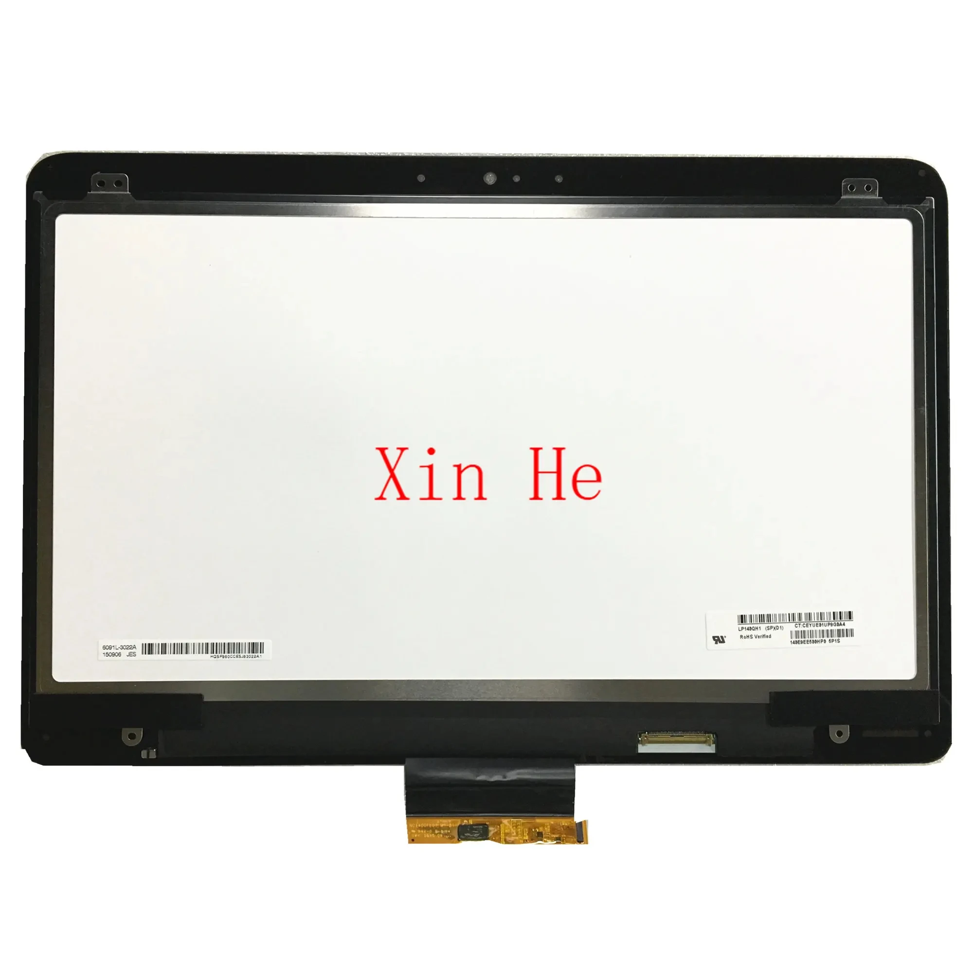 LP140QH1-SPD1 14.0'' Laptop LCD Touch Screen Digitizer Assembly for HP EliteBook Folio 1040 G3 IPS 2560*1440