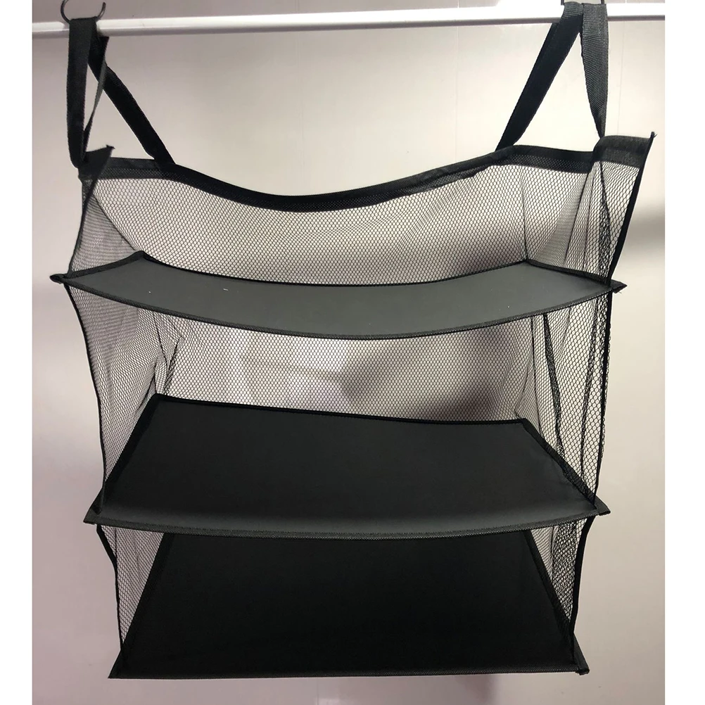 

Travel Storage Bag Multifunctional 3-layer Hanging Clothes Shoes Pouch Portable Organizer Lightweight Compact Foldable Large