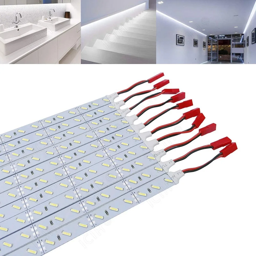 Rigid LED Light Strip Light Super Bright  50cm DC 12V 5730 2835 7020 LED Lighting  for Under Cabinet  Kitchen Counter