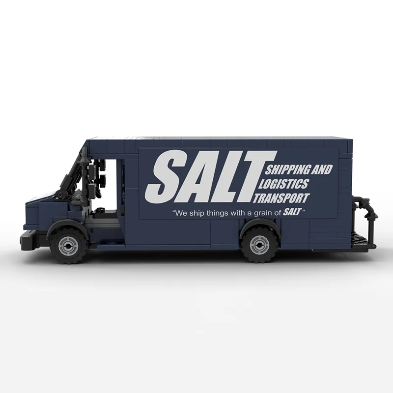 نموذج مركبة حضرية Moc بناء الطوب وحدات Utilimaster خطوة فان نموذج التكنولوجيا كتل عيد الميلاد لتقوم بها بنفسك لعبة هدية البناء #3