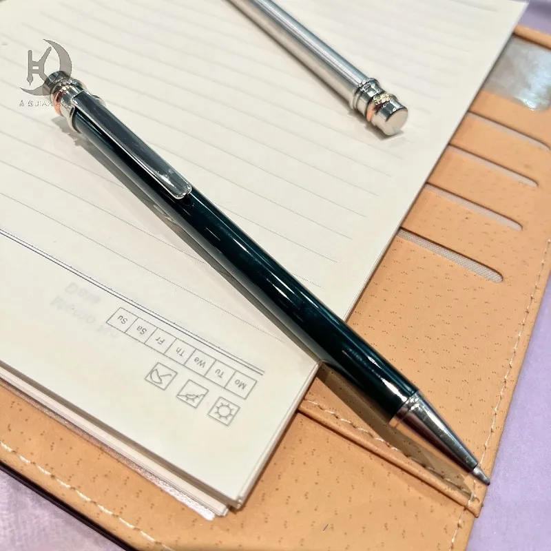 1 Stück 058 High-End-Kugelschreiber für Schulbüro, 2 Farben, glatter Executive-Stift, perfekt für Schüler, Lehrer, schöne Geschenke – Detail 8