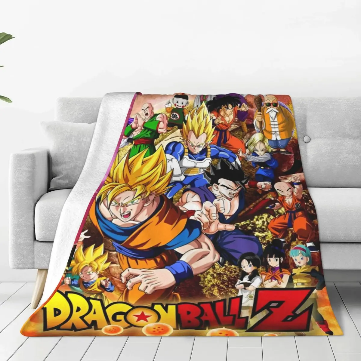 Couvre-lit imprimé Anime D-Dragons B-IkBlanket pour étudiants, literie chaude et douce, canapé et chaise, couvre-lit de qualité, hiver