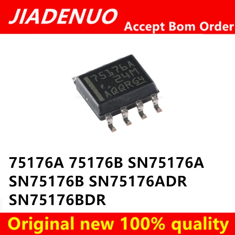 (10piece)100% New 75176B 75176A SN75176A SN75176B SN75176ADR SN75176BDR sop-8