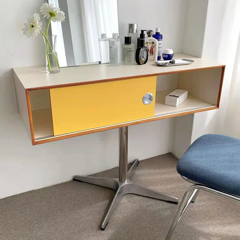 Internet celebridade mesa de entrada armário de madeira porta deslizante sala estar decoração mesa entrada retangular