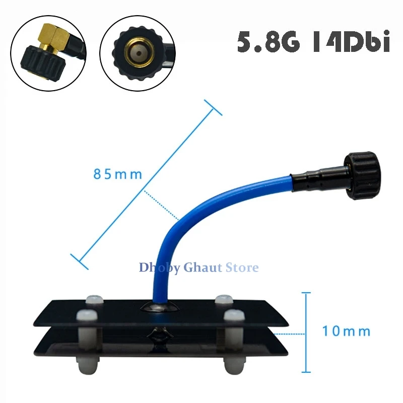 5.8G 14Dbi kierunkowa antena krosowa o wysokim wzmocnieniu SMA do stałego skrzydła FPV Racing Drone Quadcopter Multicopter Antena Diy Acc