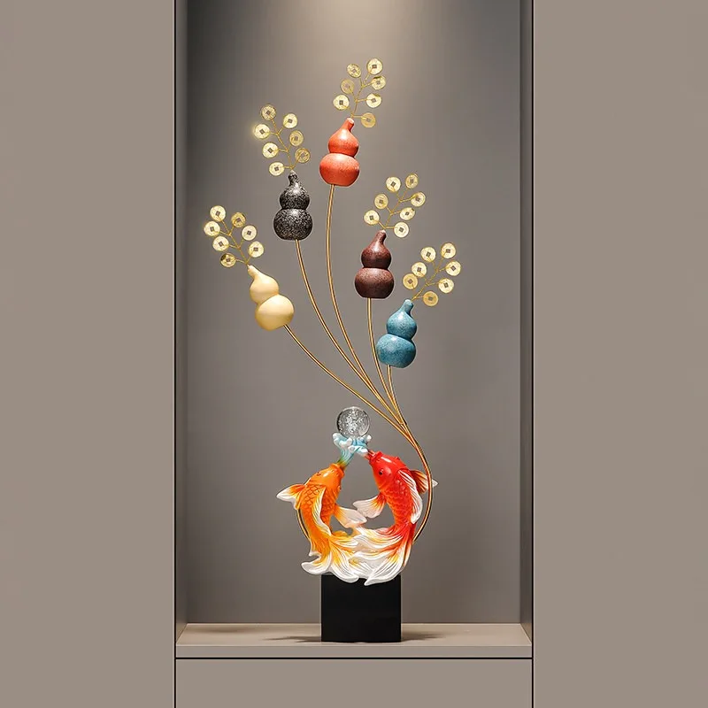 Year After Year, There Are Five Blessings At The Door. Gourd Ornaments, Entrance Hall Niches, Living Room Decorations, Gifts