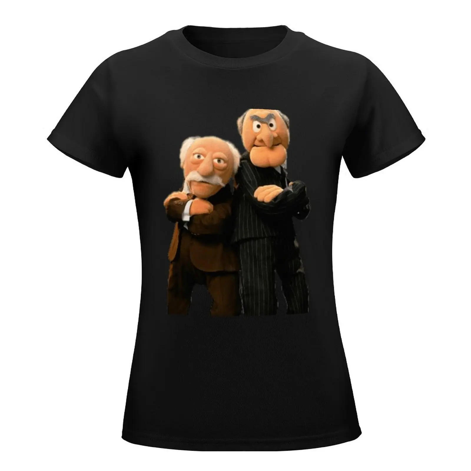 Statler and Waldorf T-Shirt cute clothes funnys anime vintage Top Women