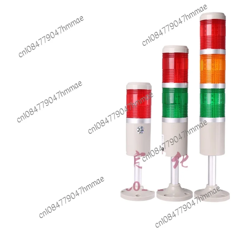 LED Multi-Layered Warning Lamp Tricolour Light Tower Light Tb50 Alarm Light 1/2/3/4/5 Section with Buzzer 220V